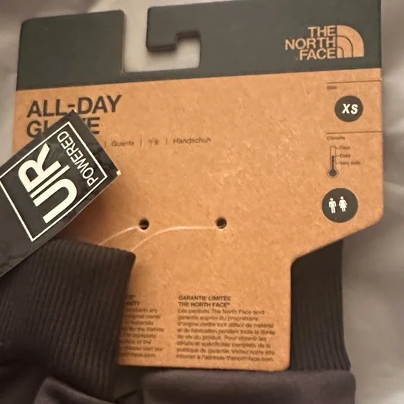 The North Face All-Day Gloves - Dark Gray Sz XS - Picture 2 of 5